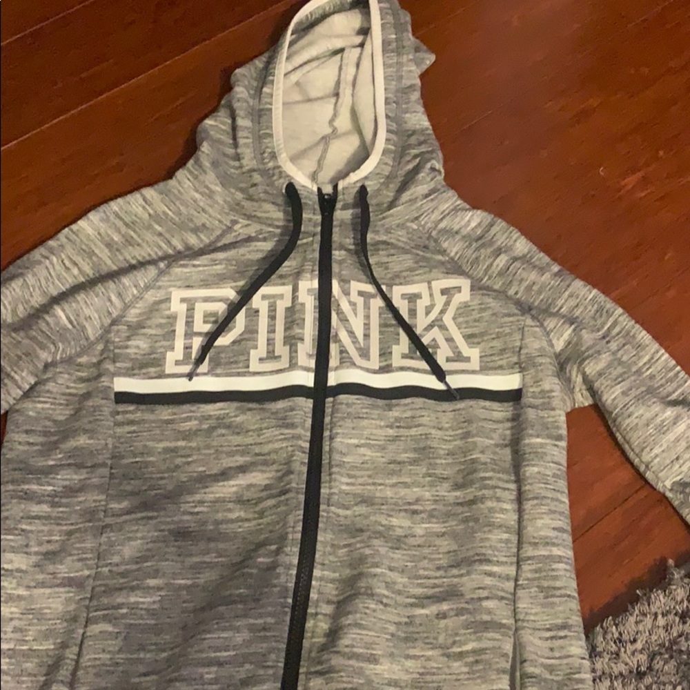 Pink zip up